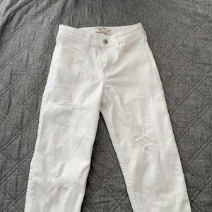 Abercrombie kids white jeans, size 11/12